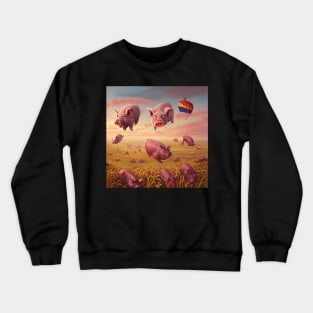 Pigs can Fly . Crewneck Sweatshirt